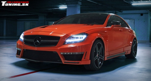 mercedes benz cls63 v8 amg stealth oran�ov� lak zv��enie v�konu german special customs tuning