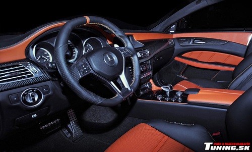 mercedes benz cls63 v8 amg stealth oran�ov� lak zv��enie v�konu german special customs tuning