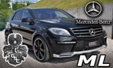 Mercedes-Benz ML 350 Widebody - bodykit od German Special Customs