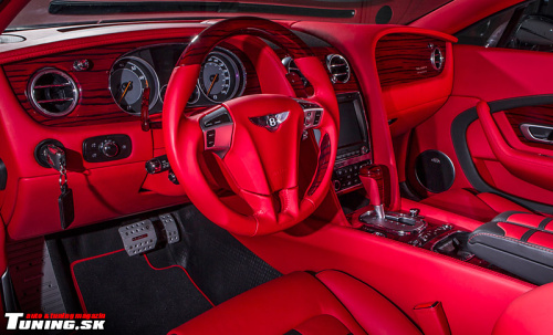 bentley continental gt sanguis zv��enie v�konu optick� tuning luxusn� interi�r mansory