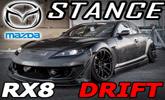 Driftma�ina Mazda RX-8 - stance �prava od japonsk�ho pouli�n�ho drift�ra Naoki Ishijimu