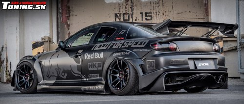 mazda rx-8 drift spojlery veilside bodykit vertex stance style tuning naoki ishijima