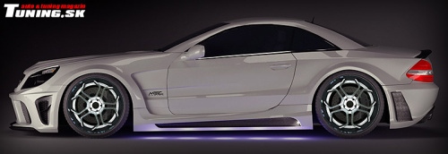 mercedes-benz sl r230 widebody bodykit karbon optick� tuning �portov� disky mec design