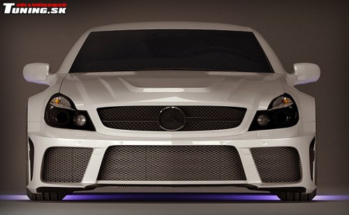 mercedes-benz sl r230 widebody bodykit karbon optick� tuning �portov� disky mec design