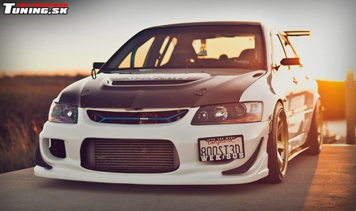mitsubishi lancer evolution ix carbon �portov� diely stance style tuning algier kalifornia usa