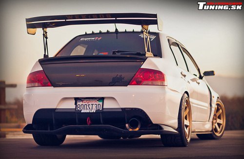 mitsubishi lancer evolution ix carbon �portov� diely stance style tuning algier kalifornia usa
