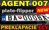 Prekl�pa�ka (obraca�ka) tabu�ky s E�V (�PZ) - oto�enie pozn�vacej zna�ky len za 1,2s