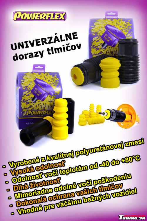 univerz�lne polyuret�nov� dorazy tlmi�ov podvozky tlmi�e powerflex