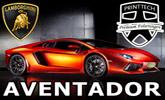 Lamborghini Aventador v oran�ovo-�ervenej wrap f�lii s chr�mov�m efektom od Print Tech