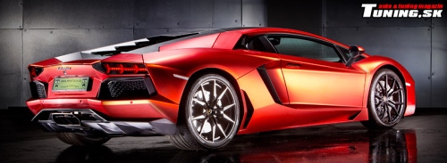 lamborghini aventador matn� oran�ov� �erven� wrap autof�lia chr�m efekt styling tuning print tech