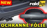 Prieh�adn� f�lie RAIDHP na ochranu pred po�koden�m laku karos�rie, na mieste pod k�u�kami a na nakladacej hrane kufra