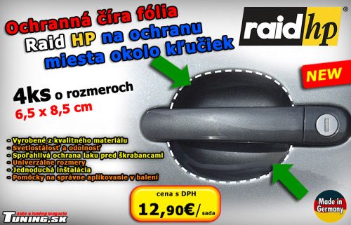 Prieh�adn� f�lia Raid HP na ochranu laku okolo k�u�iek 6,5 x 8,5 cm ov�lna (univerz�lna)