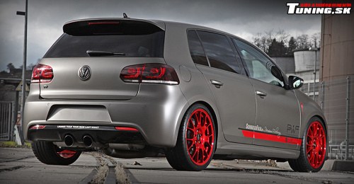 volkswagen vw golf VI R matn� metalizovan� wrap f�lia disky BBS zv��enie v�konu performance styling tuning schwabenfolia