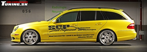 mercedes benz e320 combi �lt� vinyl wrap f�lia cam-shaft s-c-p service car professional tuning
