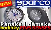 Nov� p�nske a d�mske �portov� hodinky Sparco  FIV5 Senses - super cena len za 49,-�