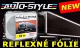 Reflexn� p�sky - odrazkov� f�lie na va�e n�kladn� auto alebo kami�n