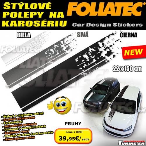 polepy pruhy na auto exterier interier folie folia foliatec
