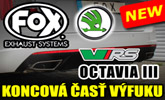 Nov� v�fuky pre �kodu Octavia RS od Fox Exhaust Systems