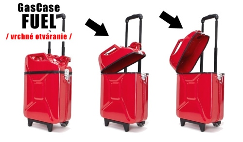 gascase kanister fuel cestovny kufor batozina