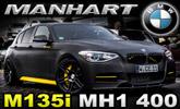 �ierna matn� pre BMW M135i s ozna�en�m MH1 400 od Manhart Performance