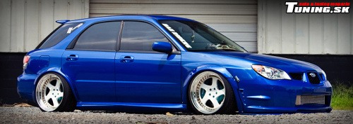 subaru impreza wrx wagon stance tuning