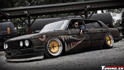 bmw e28 rusty rat rod