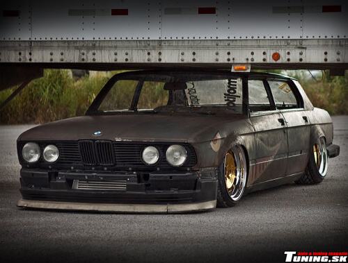 bmw e28 rusty rat rod