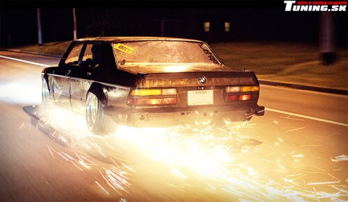 bmw e28 rusty rat rod