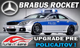 Mercedes Brabus Rocket Police Car - Tune It Safe!