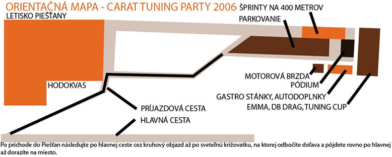 Mapa Carat Tuning party 2006