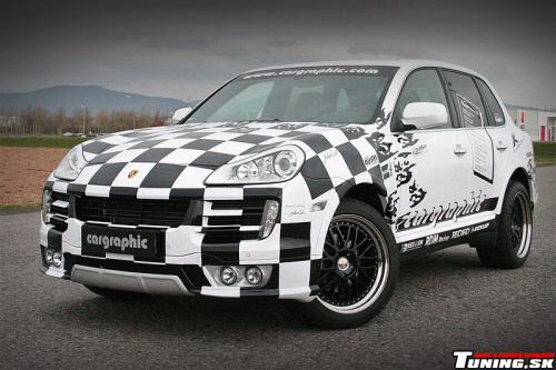 porsche cayenne race taxi cargraphic