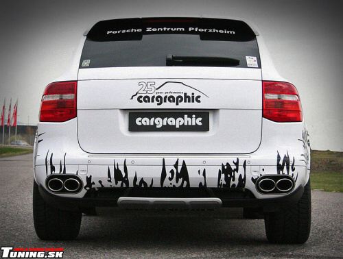 porsche cayenne race taxi cargraphic