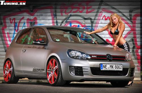 vw golf 6 gti cfc tuning girl