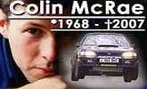 Colin McRae (*5.8.1968 - �15.9.2007) - zomrel v trosk�ch vlastn�ho vrtu�n�ka.