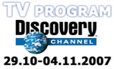 Program Discovery Channel od 29.okt�bra � 4.novembra 2007