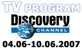Program Discovery Channel 4.j�na � 10. j�na 2007