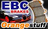 �portov� brzdov� kot��e Carbon a brzdov� oblo�enie Orange od EBC Brakes !!!