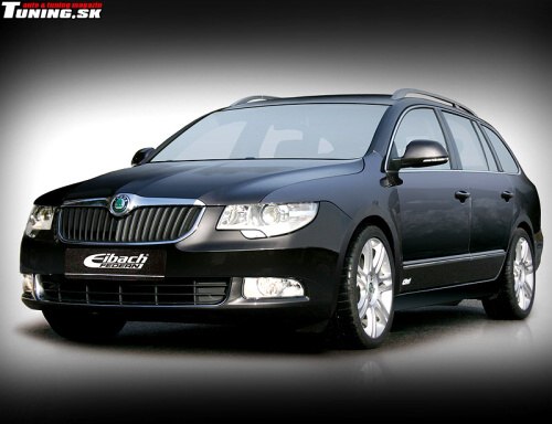 �koda superb tuning eibach podvozok