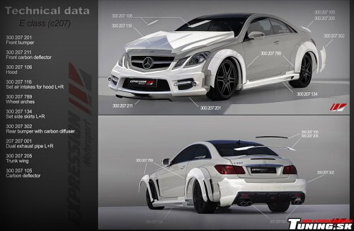 mercedes benz class e c207 v8 expression motorsport disky adv1wheels
