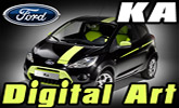 Ford KA Digital Art � s digit�lnym umen�m na �pac�r do mesta !!!