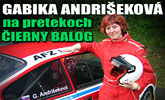 Gabika Andri�ekov� na pretekoch automobilov do vrchu � PAV �ierny Balog 2007.