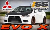 Mitsubishi Lancer EVO X a bronzovo-metalizovan� kovan� disky od ISS Forged !!!