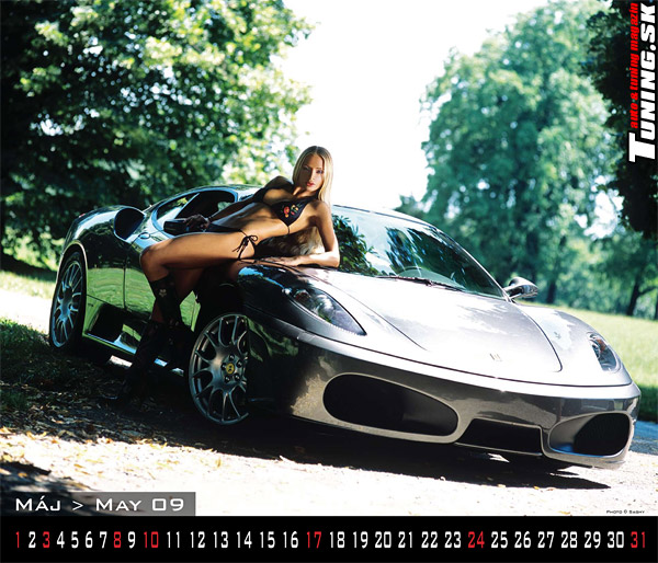 Girls & Cars Catrin kalendar 2009