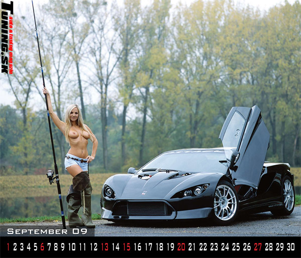 Girls & Cars Catrin kalendar 2009