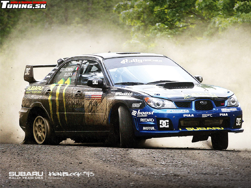 ken block subaru rally