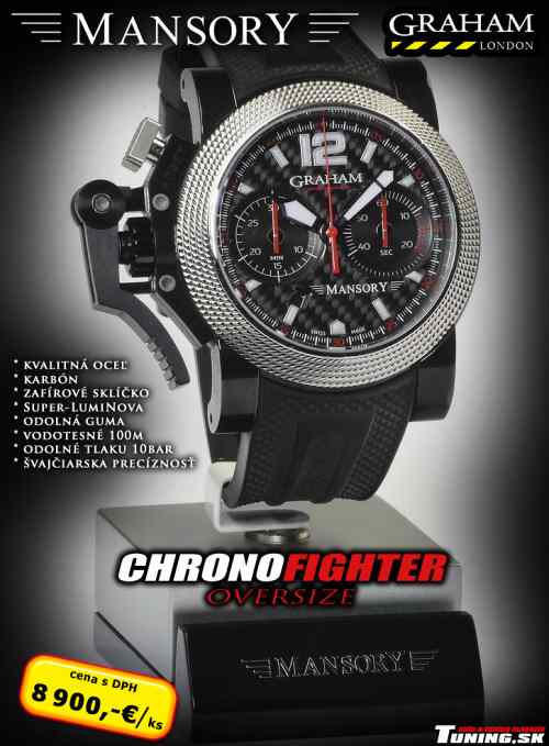 naramkove luxusne hodinky graham chronofighter oversize mansory