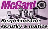 McGard - poistn� skrutky a matice - bezpe�nos� va�ich kolies !