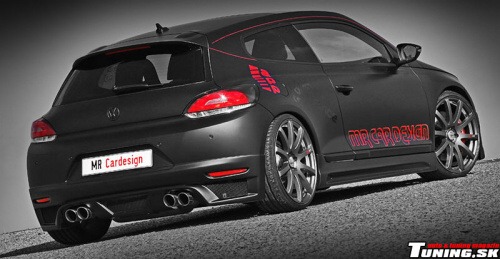 vw scirocco mr car design