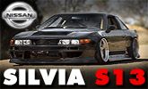 Nissan Silvia S13 Twin Cam 16V - drift auto v �t�le stance nielen na cestn� okruhy !!!