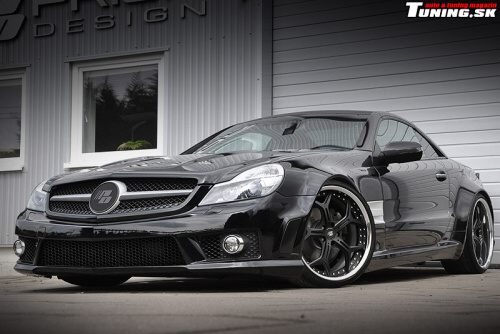 mercedes benz sl cabrio tuning r230 prior design
